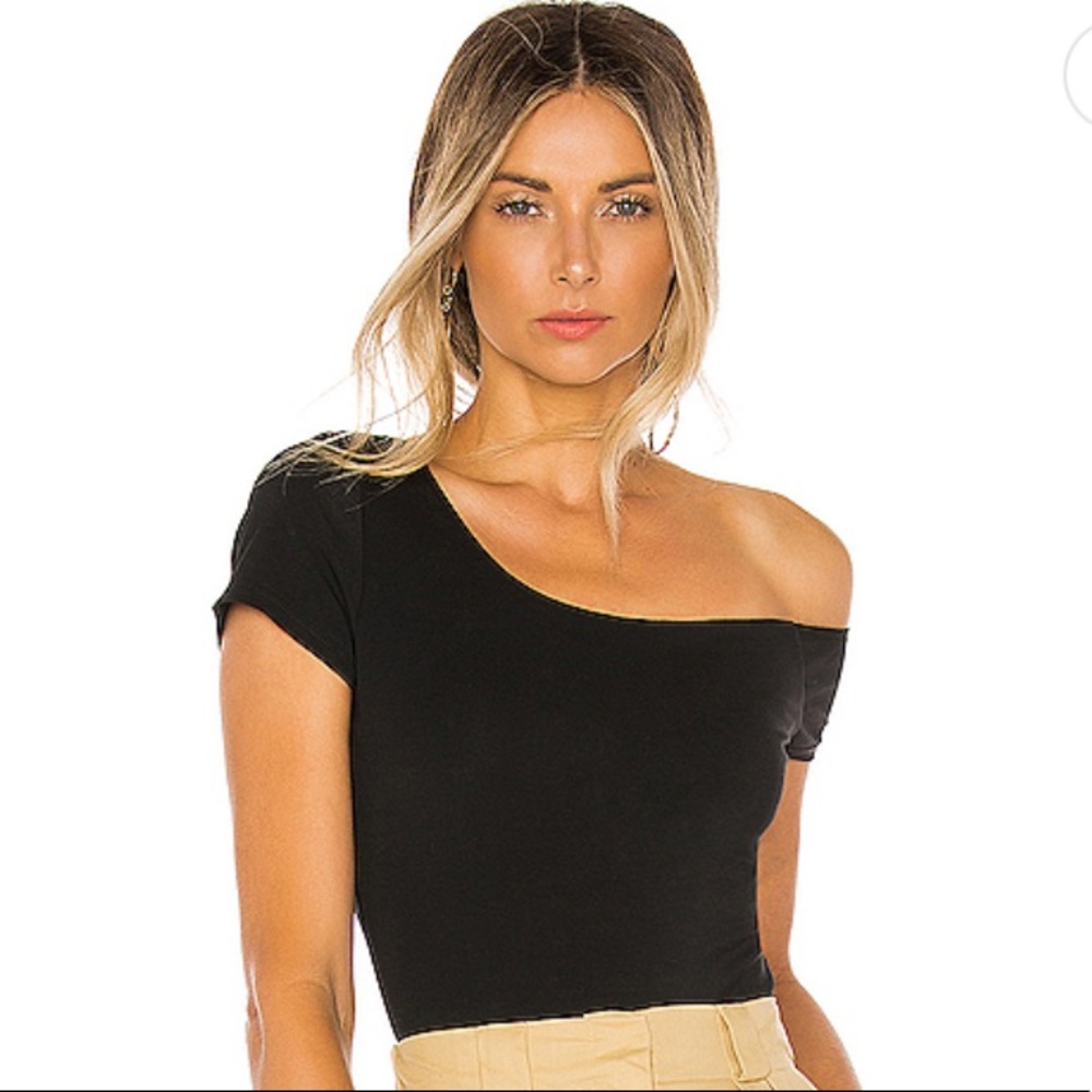 Superdown Asymmetrical Bodysuit